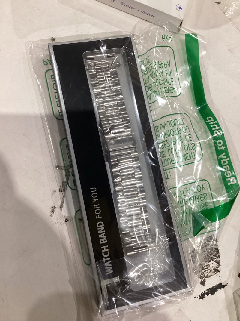 Condition photo showing As Is for GOLDTOLUCK No Gap Stainless Steel Band Compatible with Samsung Galaxy Watch 8 7 6 5 4 Classic FE Pro Ultra 40mm 44mm 46mm 43mm 47mm 45mm 42mm Replacement Men Women Milanese Metal Elegant Casual Galaxy 8 40/44mm & 8 Classic 46mm Silver