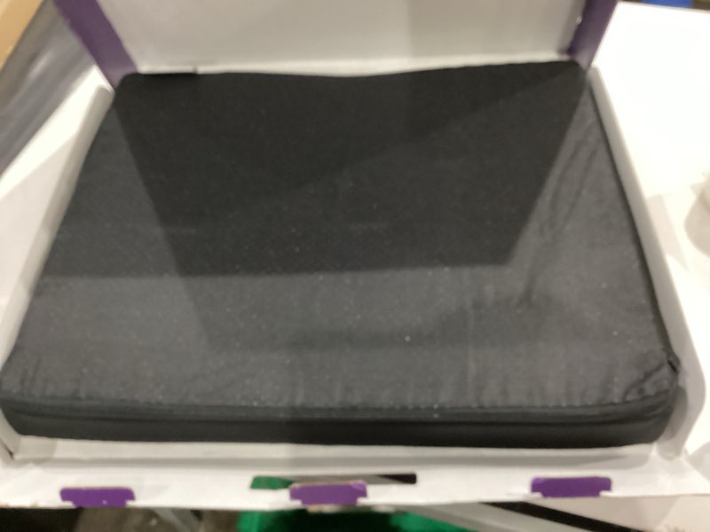 Condition photo showing Good Condition for purple ultimate seat cushion | pressure reducing grid designed for ultimate comfort | designed for gaming | made in the usa