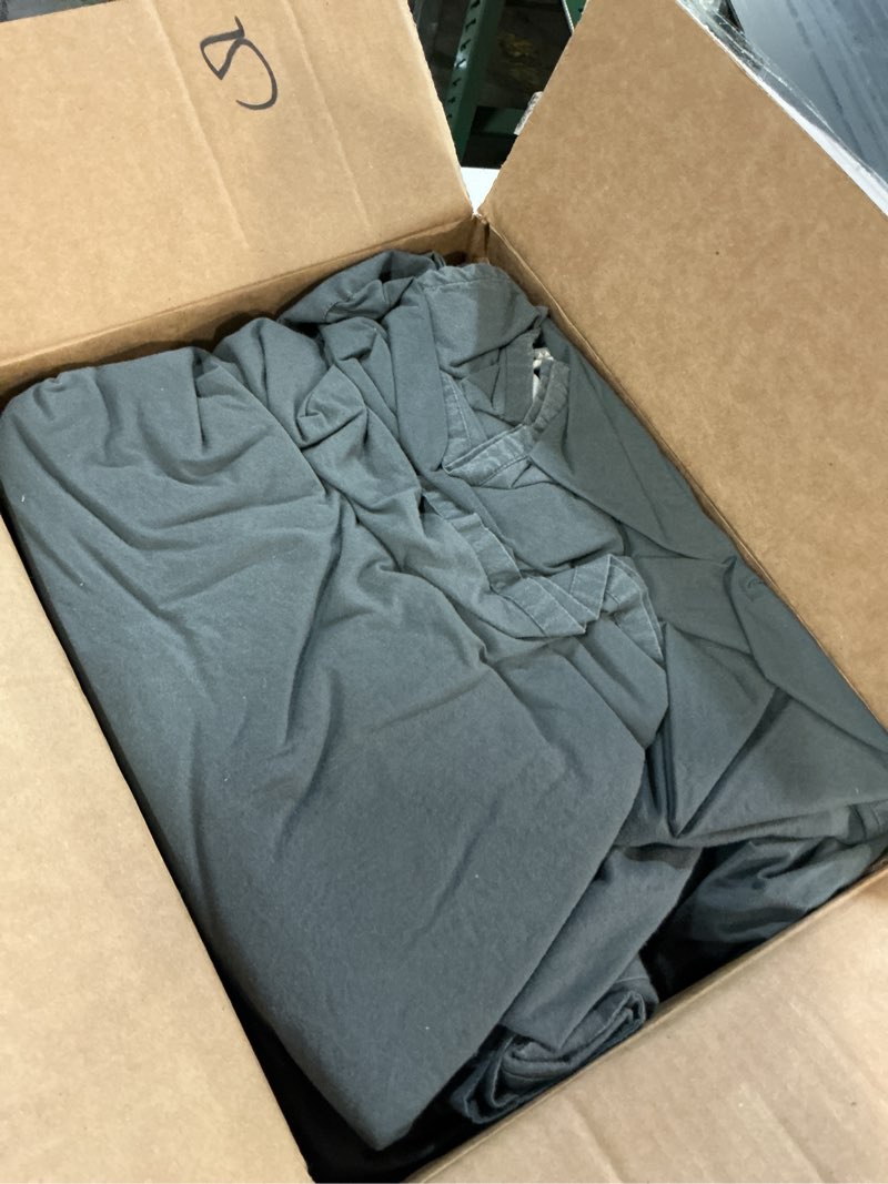 Condition photo showing Good Condition for organic brushed cotton sheet set, king, nightfall