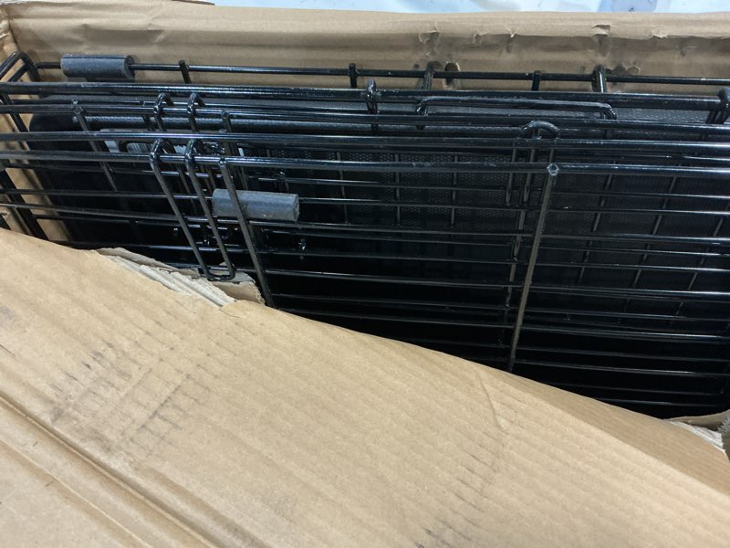 Condition photo showing item condition for New World Single Door Folding Metal 36-Inch Dog Crate, Includes Leak-Proof Pan, Floor Protecting Feet, & New Patented Features, for Medium to Large Sized Breeds