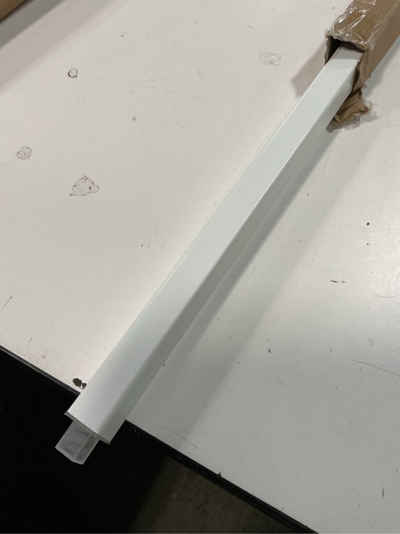 Condition photo showing As Is for Earthtec 24 Inch Clear Adjustable Replacement Bathroom Towel Bar Rod Spring Loaded End Sturdy Plastic Wall Mount and for Kitchen Towel Storage Replacement Towel Bar for Ceramic Holder