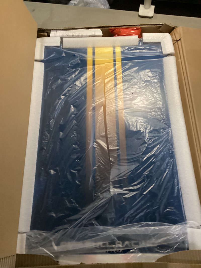 Condition photo showing Good Condition for iLuane Display Wallboard for Racing Car, Adult Collectibles Wall Mount, Home or Office Décor, Two-Tone (No Car Included) for 1