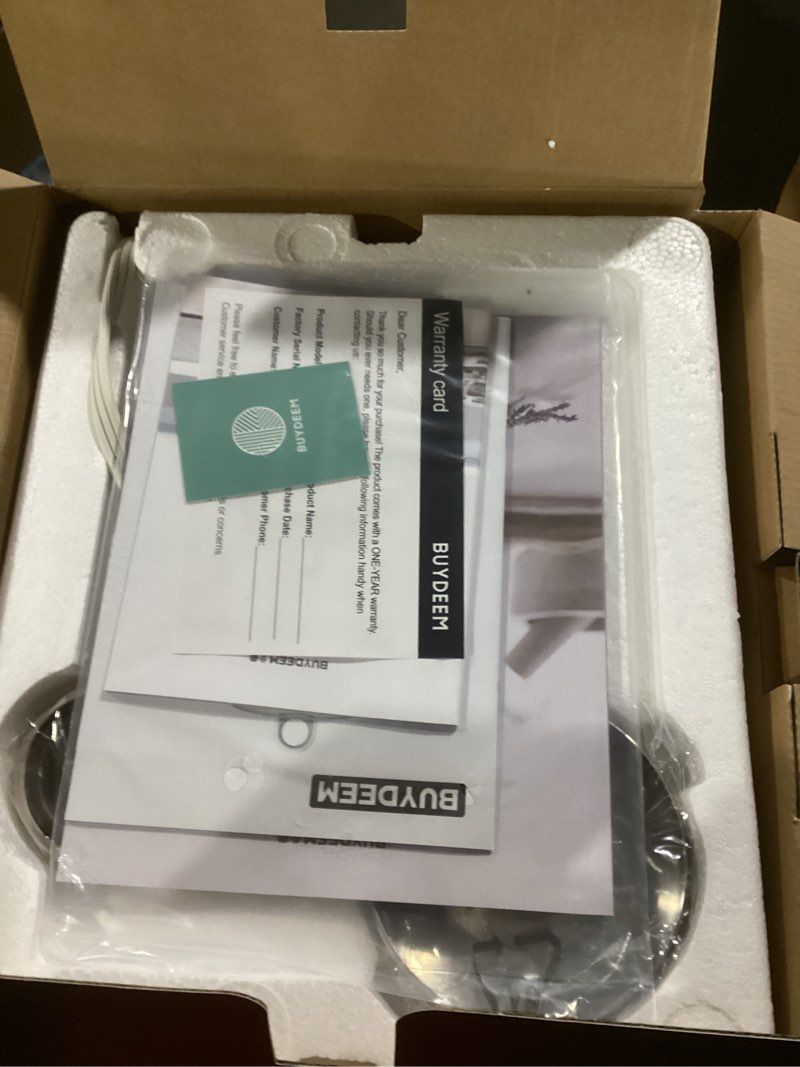 Condition photo showing New/Like New for buydeem k2683 health-care beverage tea maker and kettle, 9-in-1 programmable brew cooker master, 1.5 l, spruce blue