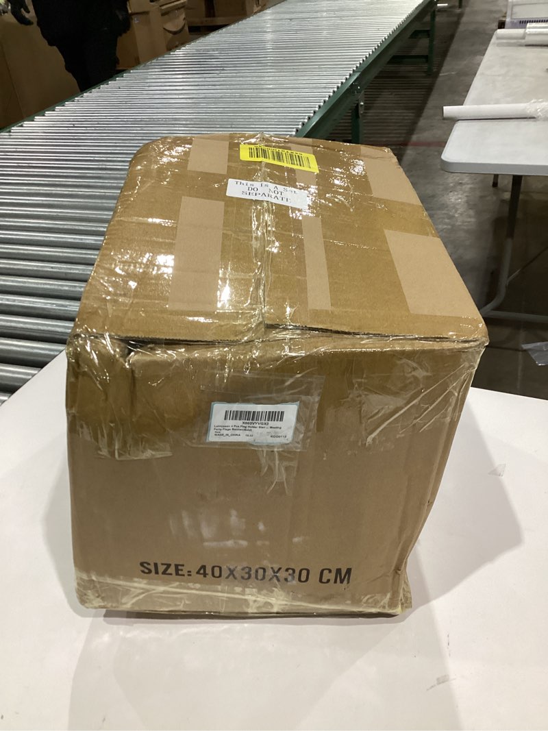 Condition photo showing New/Like New for Leinuosen 4 Pcs Flag Holder Stand FlagPole Stand Flag Pole Base for Indoor Outdoor 1.3/1.1 Inch Diameter Flagpole Garden House Classroom Churches Meeting Party Flags Banner(Gold)