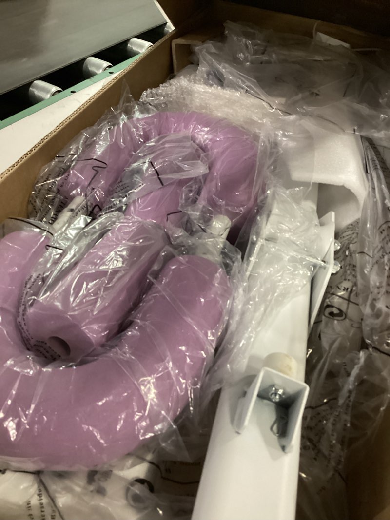 Condition photo showing Good Condition for ab machine, adjustable ab trainer machine for abs workout at home gym, foldable, knee protection, abdominal trainer for stomach workout purple