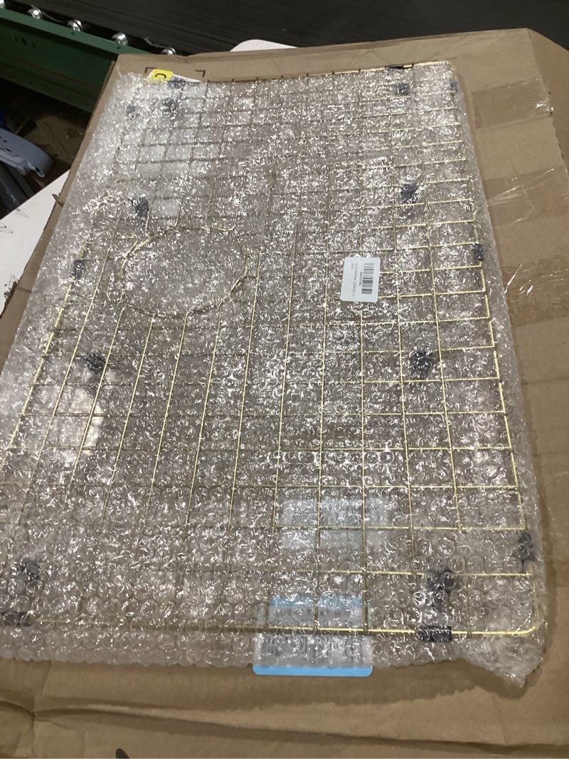 Condition photo showing Good Condition for starstar sinks protector matte gold 304 stainless steel kitchen sink bottom grid, rack (26 x 15)