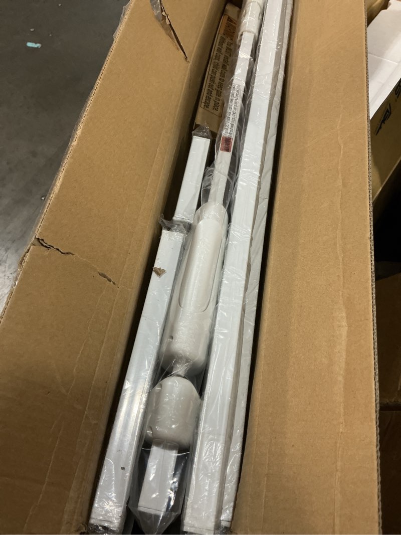 Condition photo showing Good Condition for HOOEN Extra Wide Baby Gate for Doorways Stairs 86-105 Inch Wide Pressure Mounted Dog Gates for The House Walk Through Gates Indoor Safety Child Gates for Kids or Pets (86.3"-105") 86.3"-105"/219-267cm White