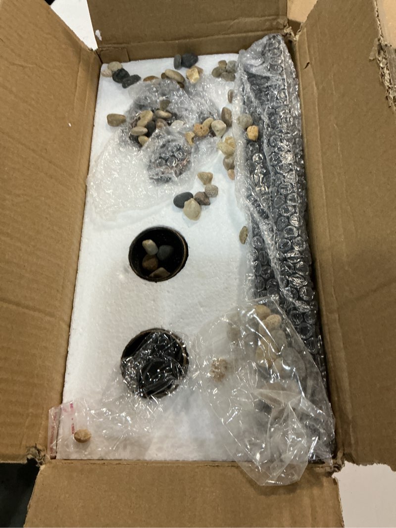 Condition photo showing Good Condition for MyGift Mini Zen Garden with Ganesh Statue, Incense Stick Burner, Tealight Candle Holders, Decorative Rocks and Display Tray