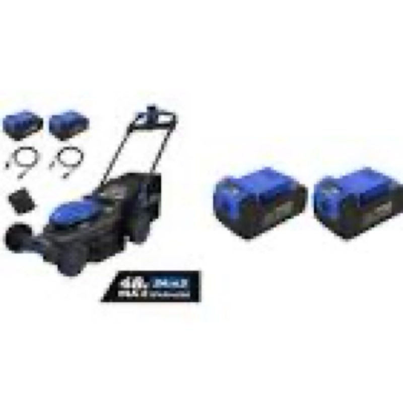 kobalt 48v max 21-in push mower kit, model number 6036642.