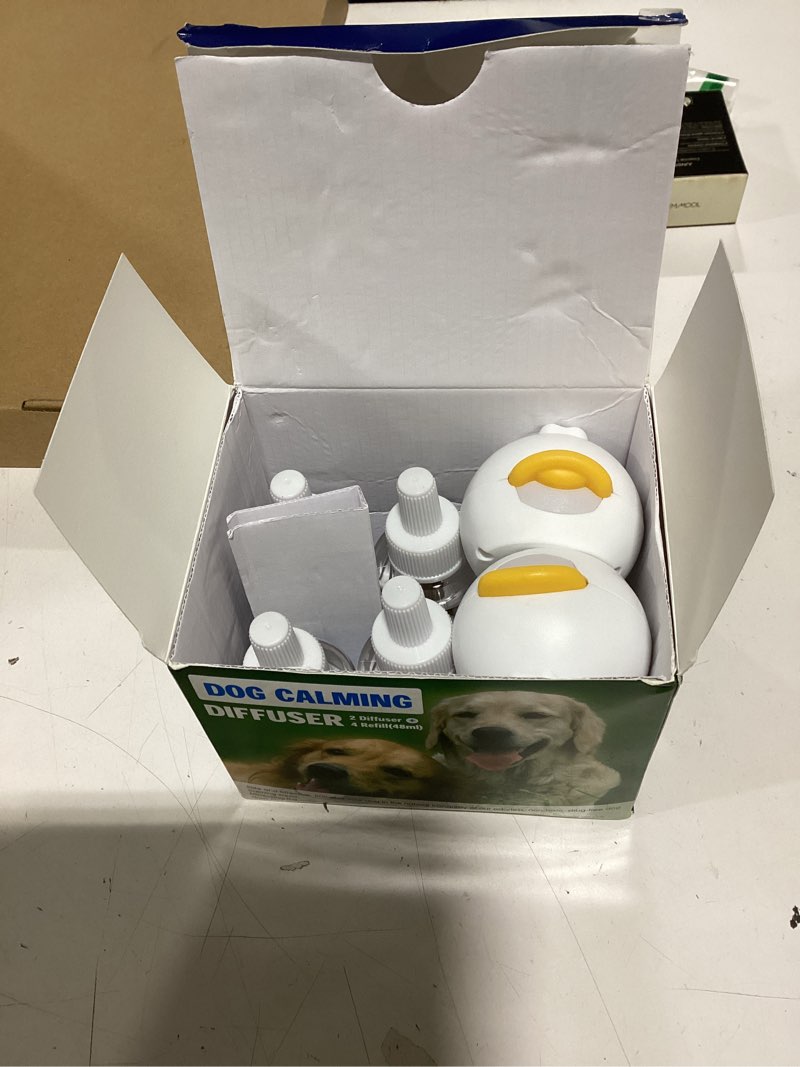 dog calming pheromones diffuser: 6-in-1 kit appeasing pheromone diffuser to calm (2 plugin+4x48ml re