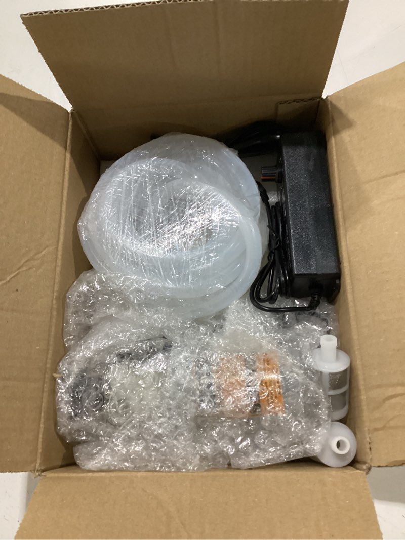 Condition photo showing Good Condition for jiawanshun 110v electric wine transfer pump, 5l/min food grade self-priming pump w/stepless speed control, stainless steel filters & 13.12ft hose - for home brewing, beverages, low noise