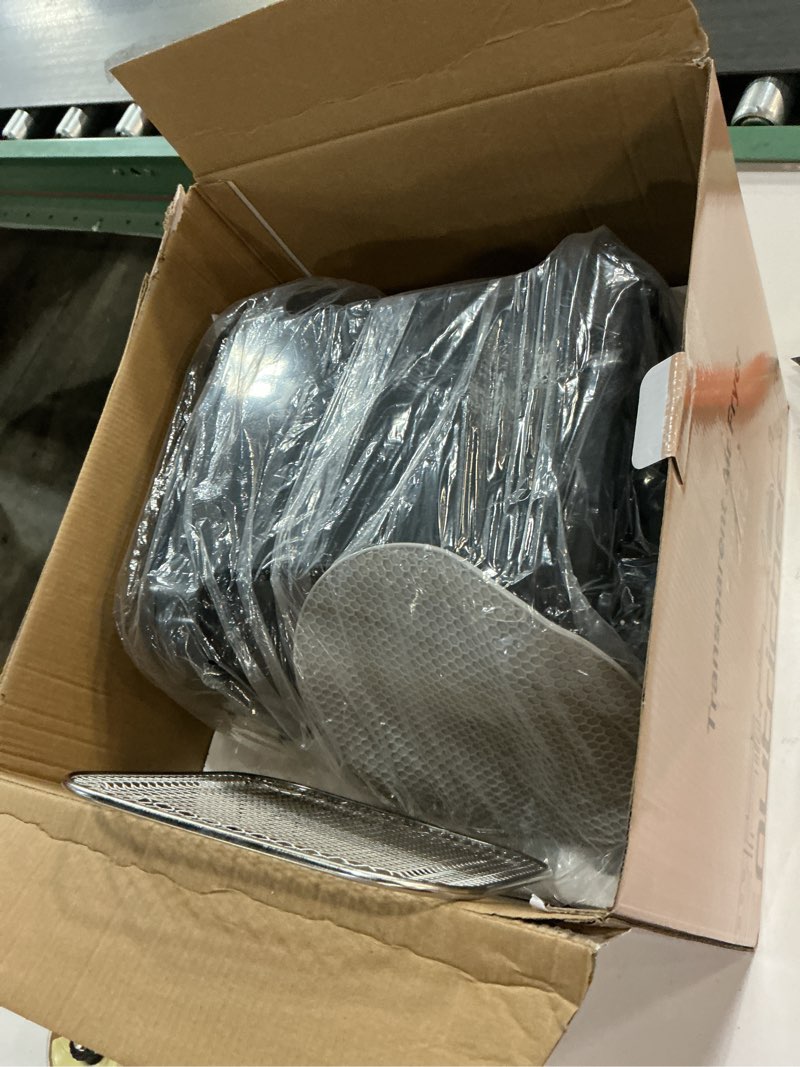 Condition photo showing Good Condition for Nutrichef 5.8 Quart Air Fryer | 8-1 Preset Cook Modes | Transparent Fry Bowl for Best Cooking Results | Cook Shrimp, Steak, Fries, Wings, Chicken & More | Precise Temperature Control & Time | Grey
