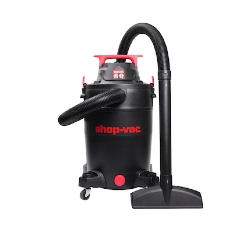 shop-vac 16-gallon 6.5 hp corded wet/dry shop vacuum with accessories included