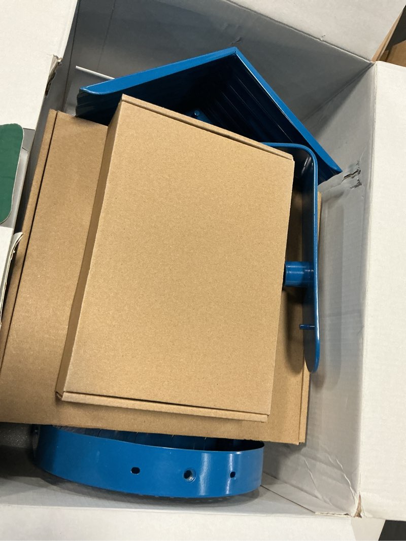 Condition photo showing Good Condition for Bird Feeder with Camera with AI Identify Species, Wild Bird Watching, 2K Live View, Instant Arrival Alerts with 5W Solar Powered-Soliom BF08 Metal Blue