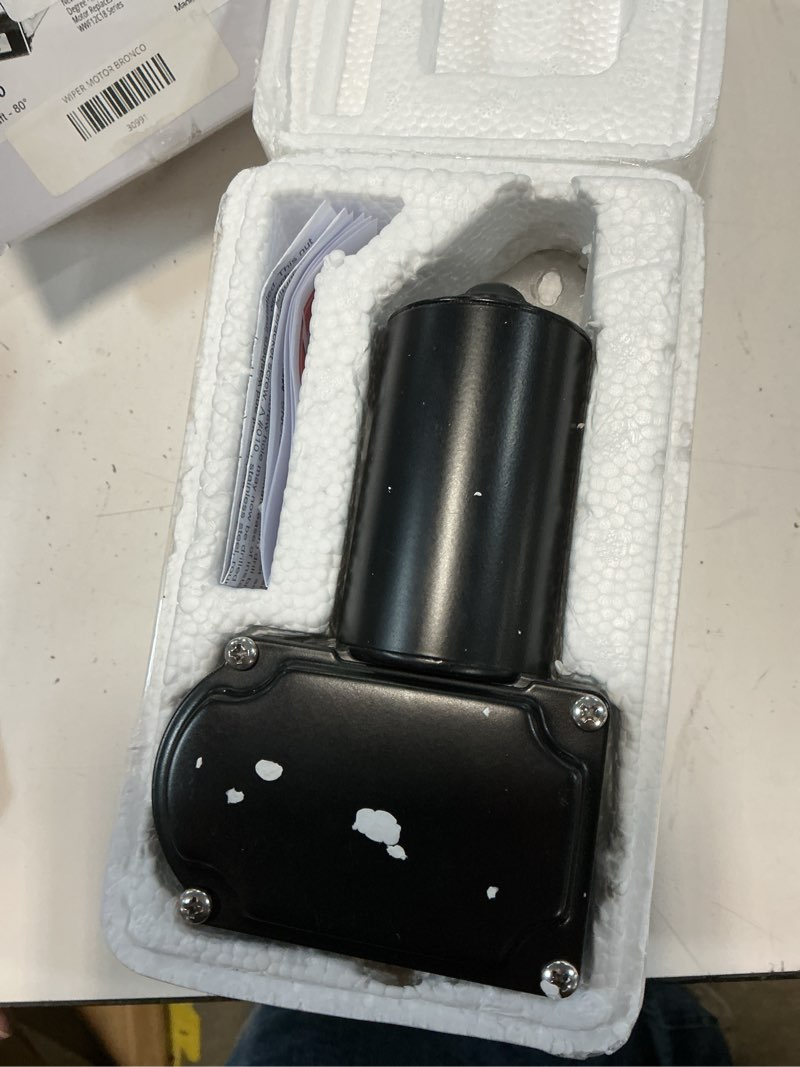 Condition photo showing Good Condition for marine wiper motor 12v 2.5" shaft 80 degree - mrv and automotive applicable wiper motor replaces 34000 30991 4r2.12.r110d wwf12c18 series boat wiper motor wiper motor only (80° -- 2.5" shaft)