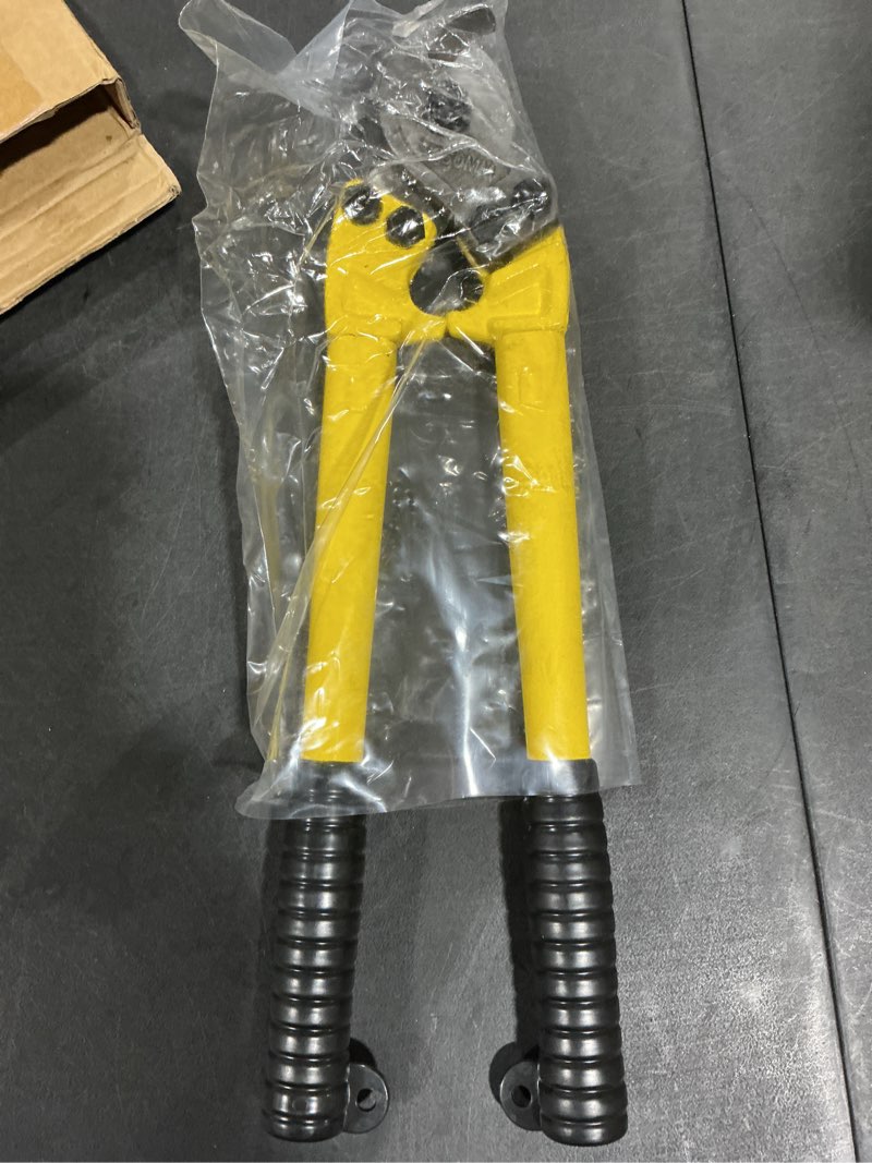 Condition photo showing New/Like New for QWORK 4/0 Gauge Wire Cutter - Forged Steel Handle, Shear Action Cutter, 14" Stainless Steel Cable Cutter - Ideal for Battery & Welder Cables, Building Wiring, and SO Cord