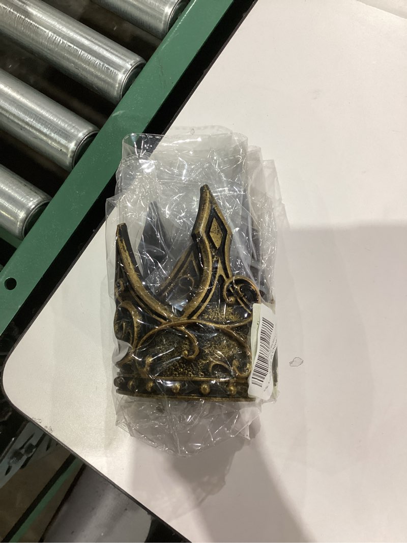 Condition photo showing New/Like New for Royal King Crown, Prince Tiara King Costume Accessories Ancient Prince Crown for Halloween Birthday Wedding Cosplay
