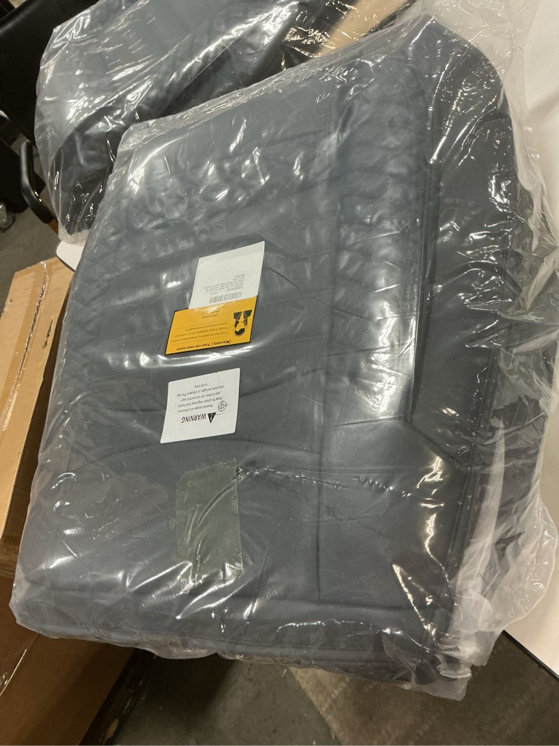 Condition photo showing New/Like New for AOMSAZTO Car Seat Covers Full Set Fit for Dodge RAM 2002-2025 1500 2500 3500 Truck Pickup Crew Quad Cab with Curved Bench, Black