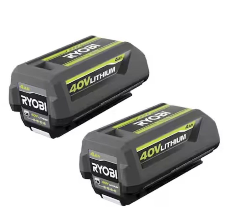 40v lithium-ion 4 ah high capacity battery (2-pack)