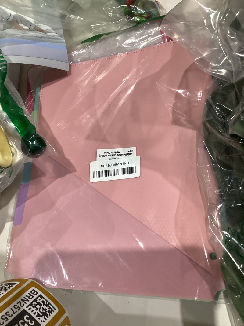 Condition photo showing New/Like New for 5 Tabs Dividers with Pockets for 3 Ring Binder, 5 Counts Binder Dividers for US Letter Size, Binder Dividers with Tabs for School Office and Home Organization, 5 Pastel Color (1)