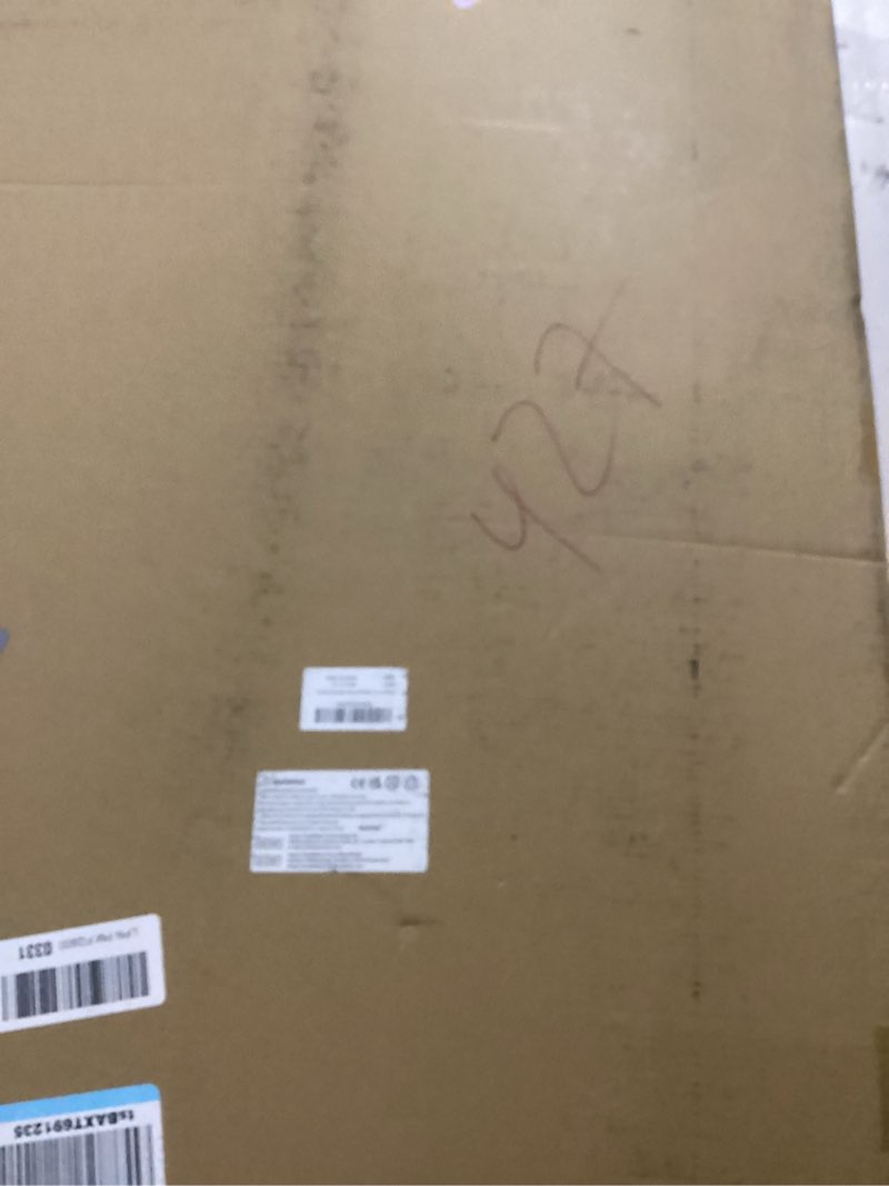 Condition photo showing As Is for 2 pack trifold poster board 48" x 36", ikayas single sided white poster boards, science fair display boards posterboard for mounting, prints, art, display,projects classroom supplies