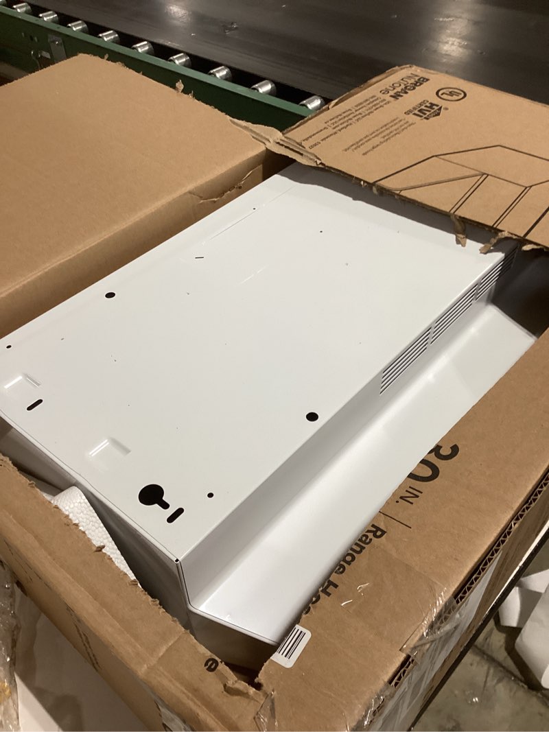 Condition photo showing Good Condition for Broan-NuTone 413001 Non-Ducted Ductless Range Hood with Lights Exhaust Fan for Under Cabinet, 30-Inch, White White 30-Inch