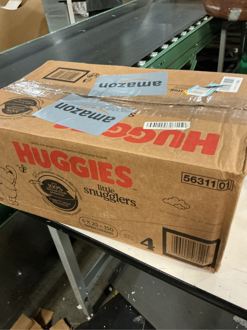 Condition photo showing New/Like New for Huggies Little Snugglers Disposable Diapers - Size 4 - 150ct