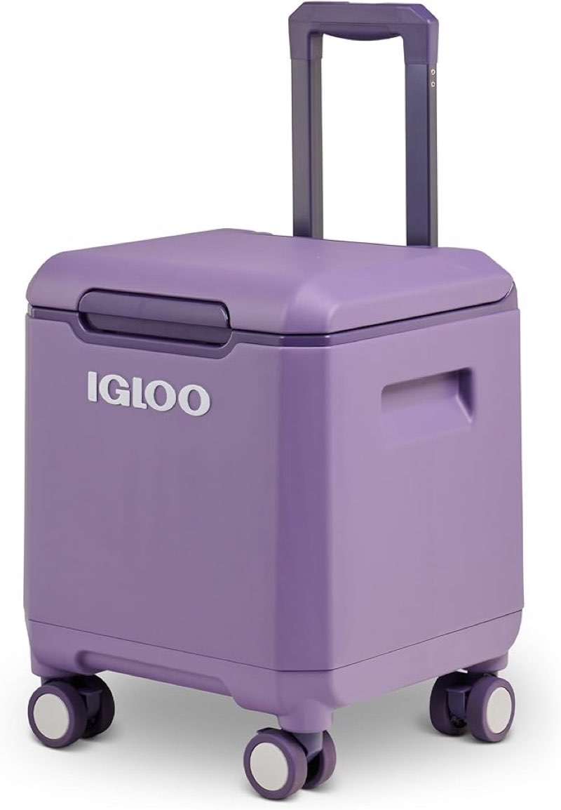 igloo tag along too coolers | insulated hard shell picnic style cooler | rolling ice chest
