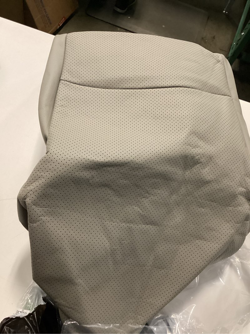 Condition photo showing Good Condition for SecosAutoparts Gray Front Driver Side Bottom Perforated Microfiber Leather Seat Cover Replacement Compatible with Toyota Highlander 2008 2009 2010 2011 2012 2013