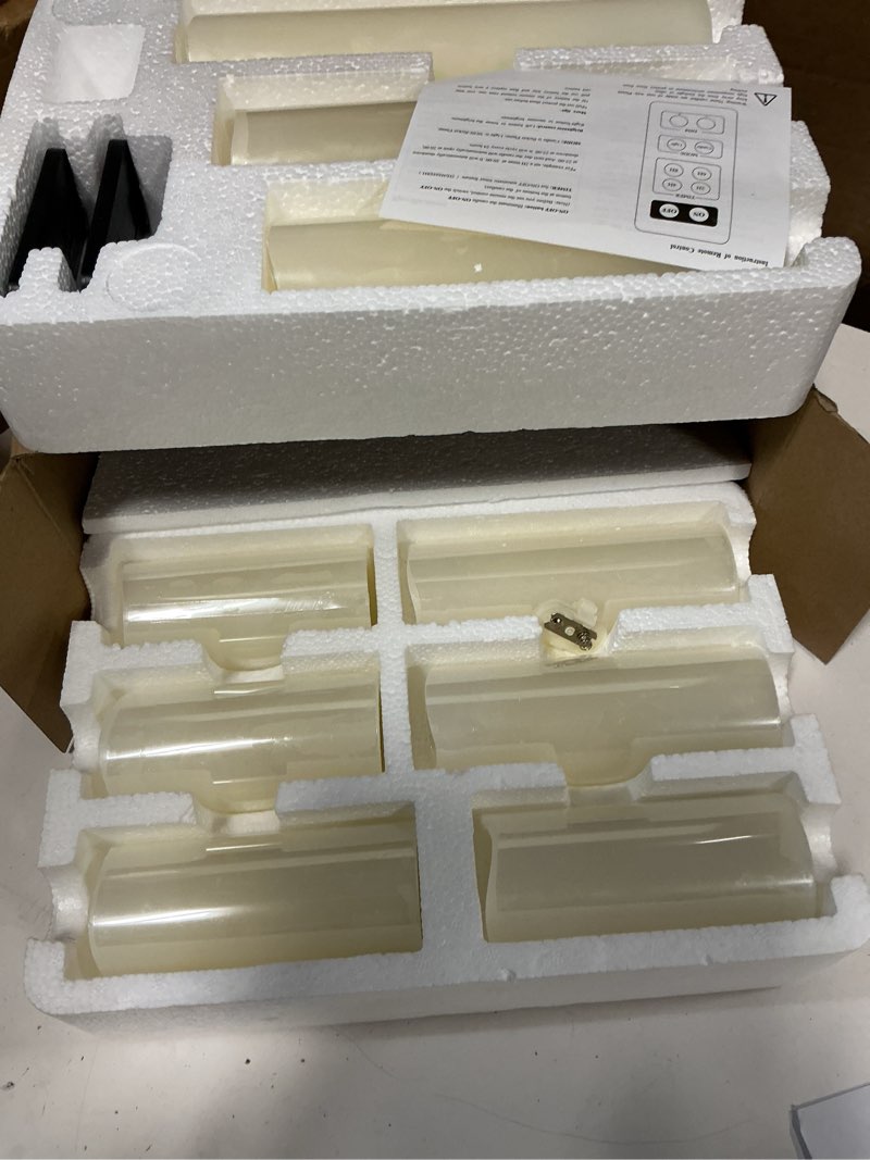 Condition photo showing New/Like New for Vinkor Flameless Candles Battery Operated Candles Real Wax Pillar LED Candles with 10-Key Remote and Cycling 24 Hours Timer (Ivory 4" 5" 6" 7" 8" 9")