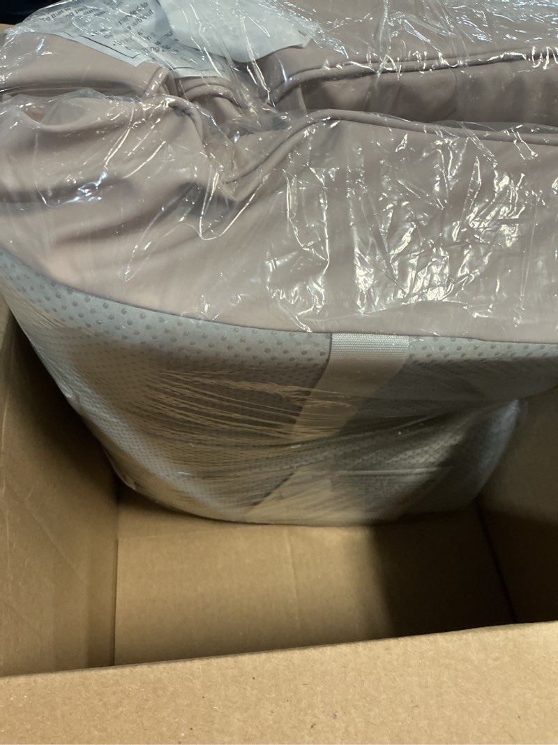 Condition photo showing Good Condition for blissful diary vegan leather baby changing pad with waterproof & wipe-clean pu cover, standard size cozy diaper changing pad for dresser and table, taupe standard taupe