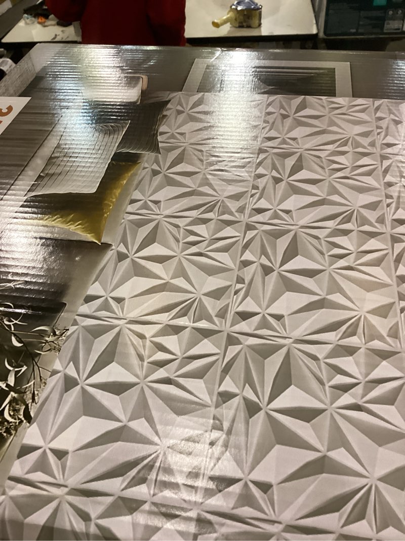 STICKGOO Slat 3D Wall Panel for Interior Wall Decor PVC Fluted Textured Panel 12-Tile Black Wood Gra