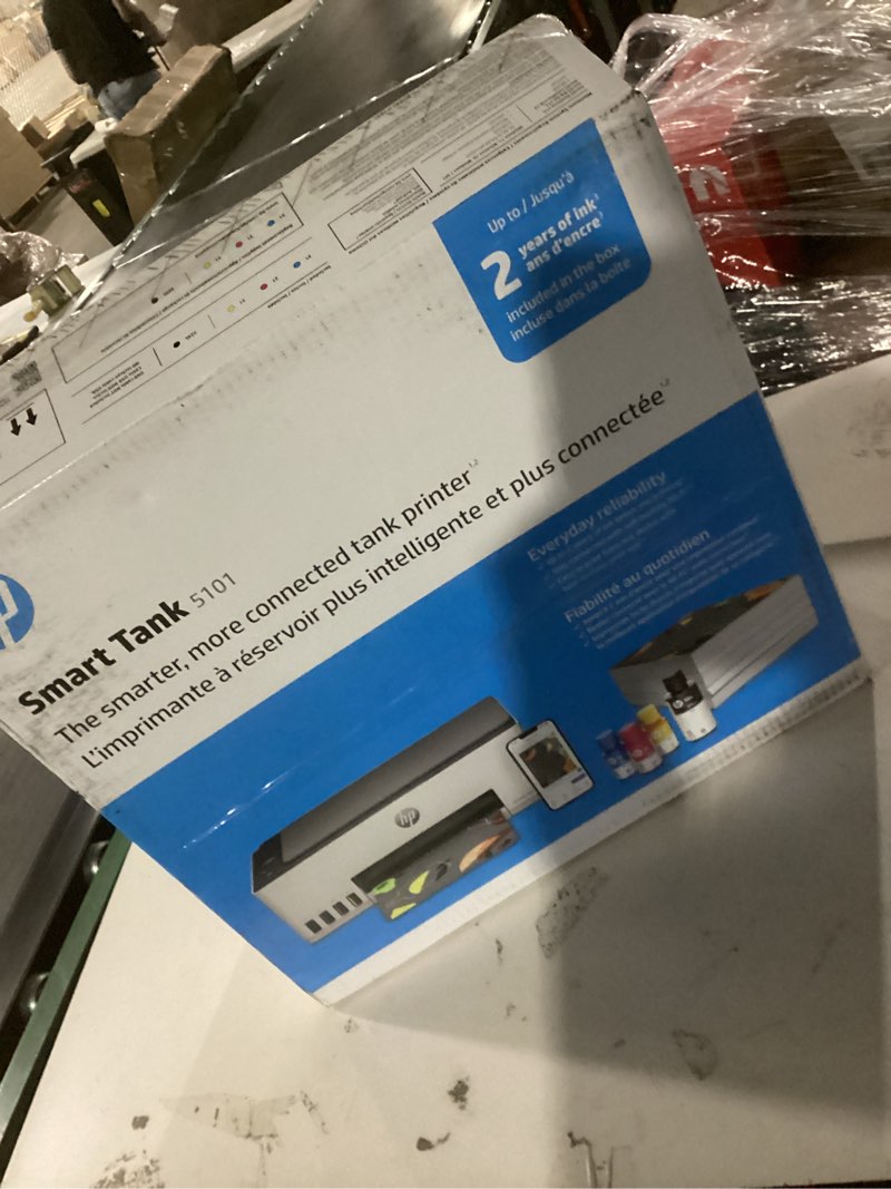 Condition photo showing New/Like New for hp - smart tank 5101 wireless all-in-one supertank inkjet printer with up to 2 years of ink included - white