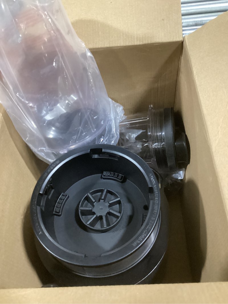 Condition photo showing As Is for Ninja | Blender | Nutri Pro | Single Serve | For Smoothies, Salsa, Shakes and Frozen Drinks | Includes 2 Smoothie Cups & Lids | Crushes Ice, Fruit & Veggies |Silver | BN401 Auto Blend