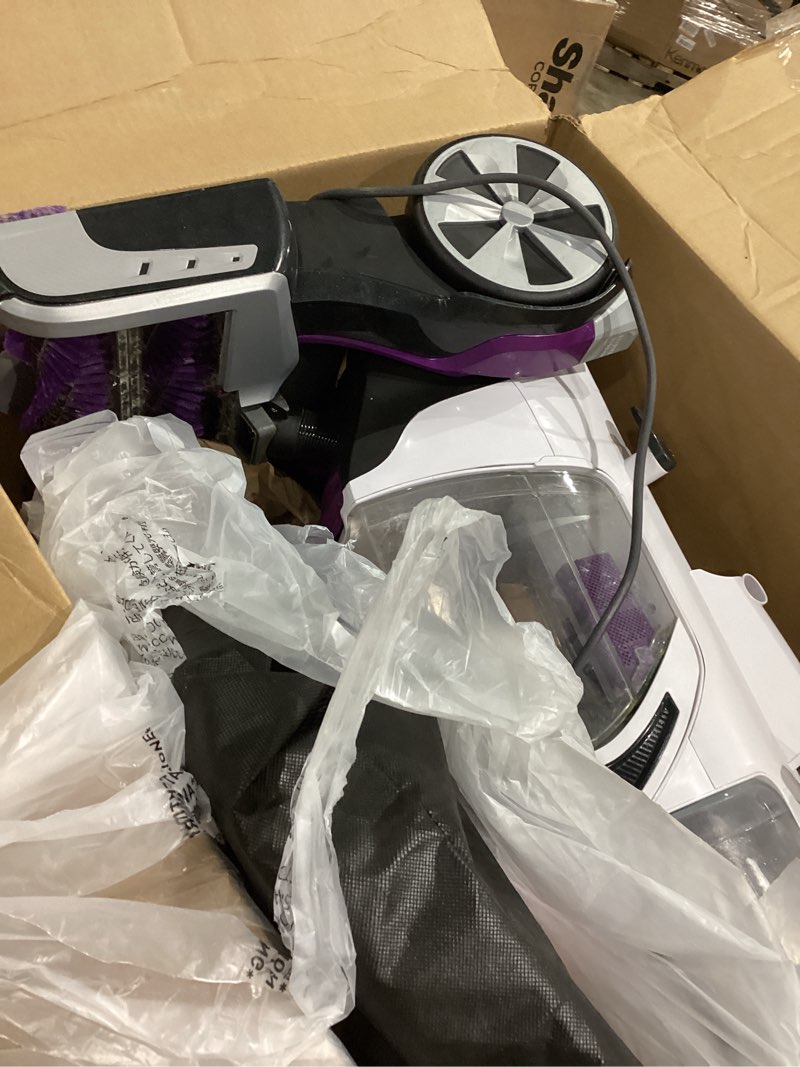 Condition photo showing As Is for hoover smartwash pet automatic carpet cleaner machine with spot chaser wand and storage mat, deep cleaning carpet shampooer machine, pair with a hoover carpet cleaner solution smartwash pet with mat