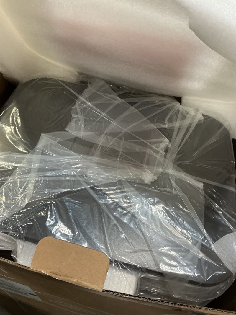 Condition photo showing New/Like New for Joseph Joseph Totem Max 60 Liter/15.85 Gallon Waste Separation and Recycling Kitchen Trash Can with Odor Filter and Removable Food Waste Caddy, Stainless Steel Stainless Steel 60L