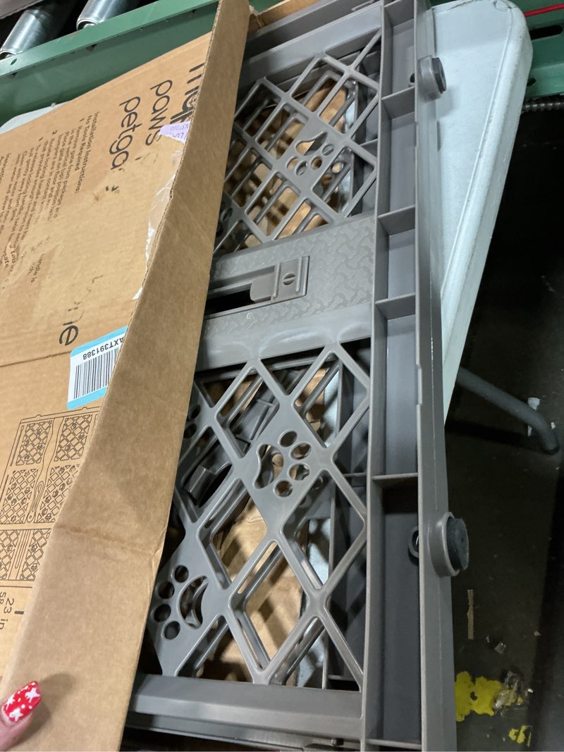 Condition photo showing Good Condition for MYPET North States Paws Portable Pet Gate: 26-40" Wide. Pressure Mount. No Tools Needed. Made in USA, 23" Tall, Expandable, Durable Dog Gates for Doorways, Fieldstone Gray
