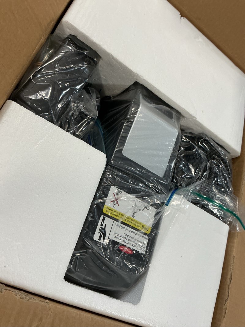 Condition photo showing Good Condition for Under Desk Elliptical Machine, Electric Elliptical Exerciser for Senior, Quiet & Portable Seated Pedal Exerciser with Remote Control, Manual & Auto Mode, 12 Adjustable Speeds Silvery