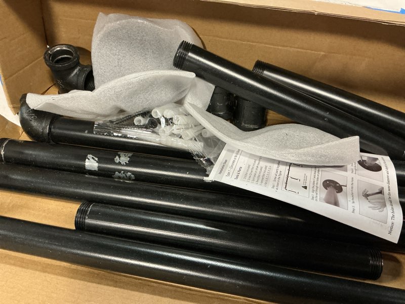 Condition photo showing Good Condition for Wall Mounted Clothes Rack 72.5in, Industrial Pipe Clothing Racks Wall Mount, Heavy Duty Detachable Iron Garment Bar, Saving Space, Multi-Purpose Hanging Rod for Bedroom, Laundry Room, 1 Pack 1 72.5Inches