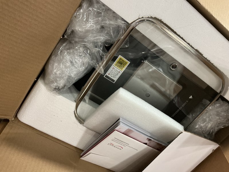 Condition photo showing Good Condition for Foodgenie Gourmax Pro One Cooking Device - All-in-One Oven, Smokeless Grill, Air Fryer, Griddle, Cooker & More – 16 Preset Functions, Smart Temperature Control, Dual Surface, Dishwasher Safe, 1500W