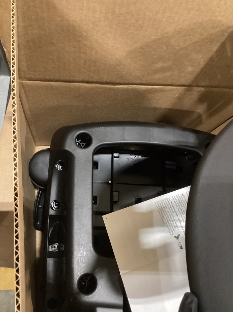 Condition photo showing As Is for Evenflo GoTime LX Booster Car Seat (Quincy Blue)