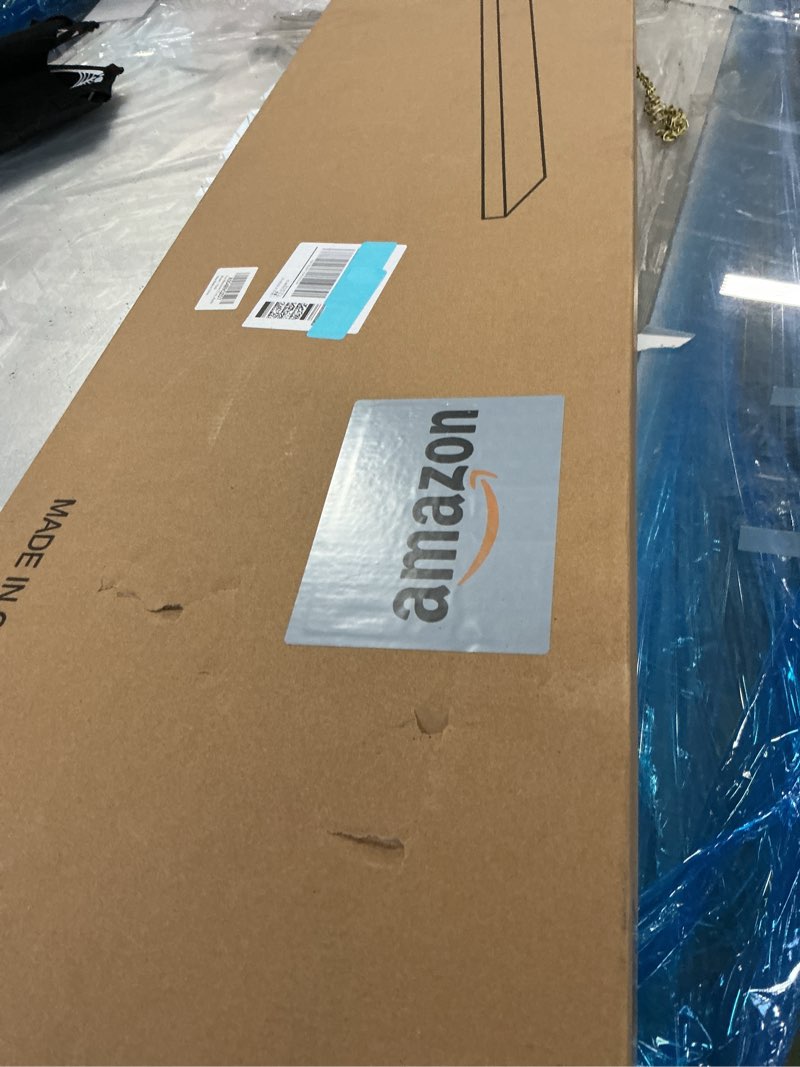 Condition photo showing As Is for Fun Memories 72 Inch Floating Shelf, 12 Inch Deep Wall Shelf for Fireplace Mantel, Deep Storage Shelves for Home & Office, Wall Shelves with Invisible Bracket, Rustic Brown, Set of 1 Rustic Brown 72"W x 12"D, 1 Pack