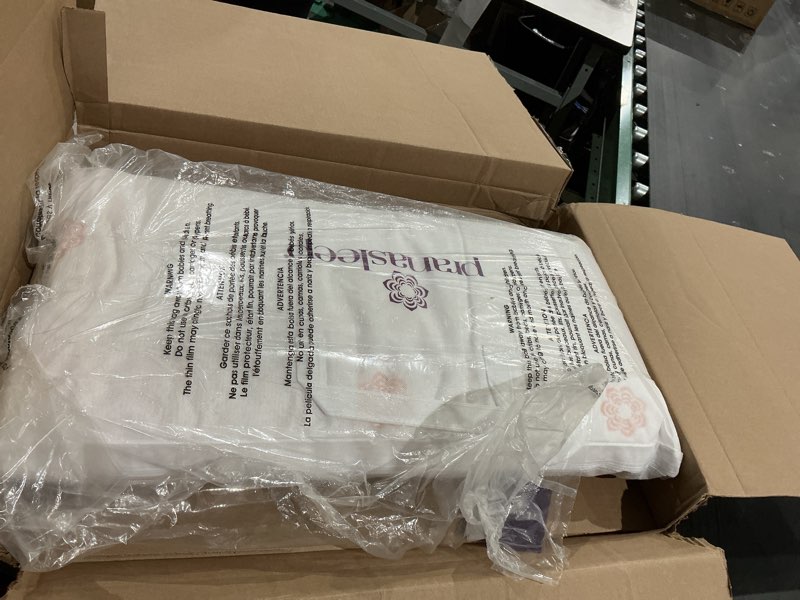 Condition photo showing Good Condition for pranasleep karma cooling latex pillow, firm support, back and side sleeper pillows for adults, bedding essentials for hot sleepers, king size, 36" l x 17" w x 6" h