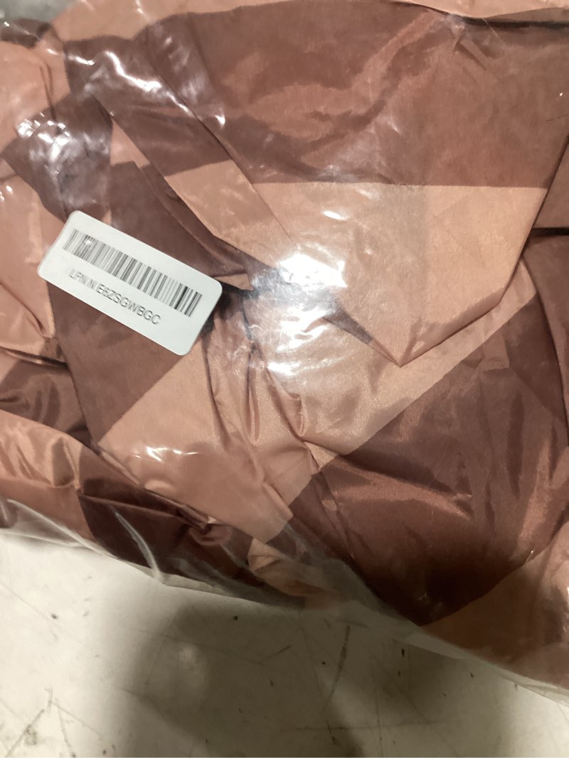 Condition photo showing Good Condition for inflatable worm costume adult, brown striped design, polyester, halloween party funny earthworm cosplay blow up brown adult size
