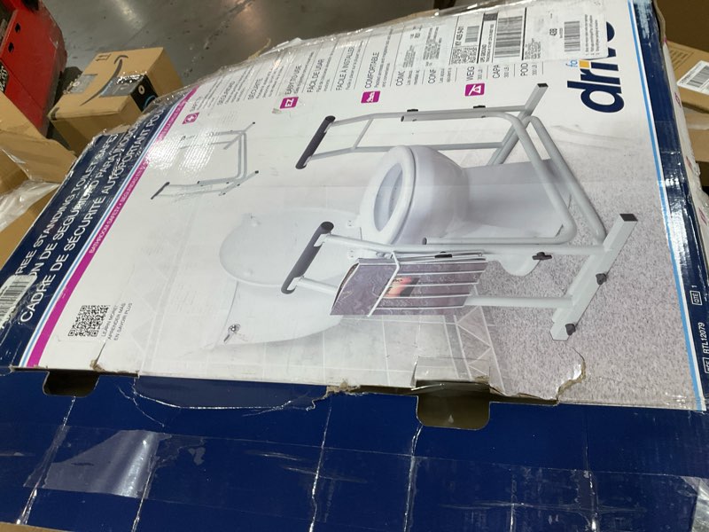 Condition photo showing As Is for Bath SafetyToilet Safety Frame Product Description: Toilet Safety Rail,Stand Alone,1EA,2/CS