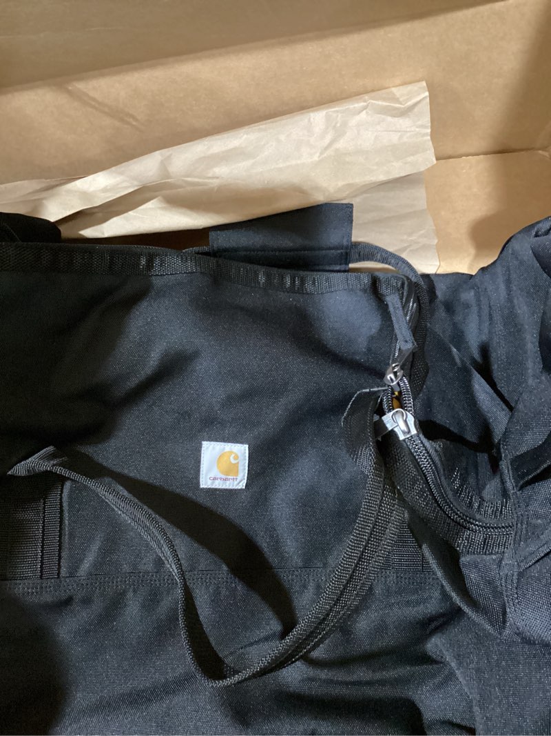 Condition photo showing Good Condition for carhartt classic duffels, heavy-duty bag for jobsite, gym and travel black 120l