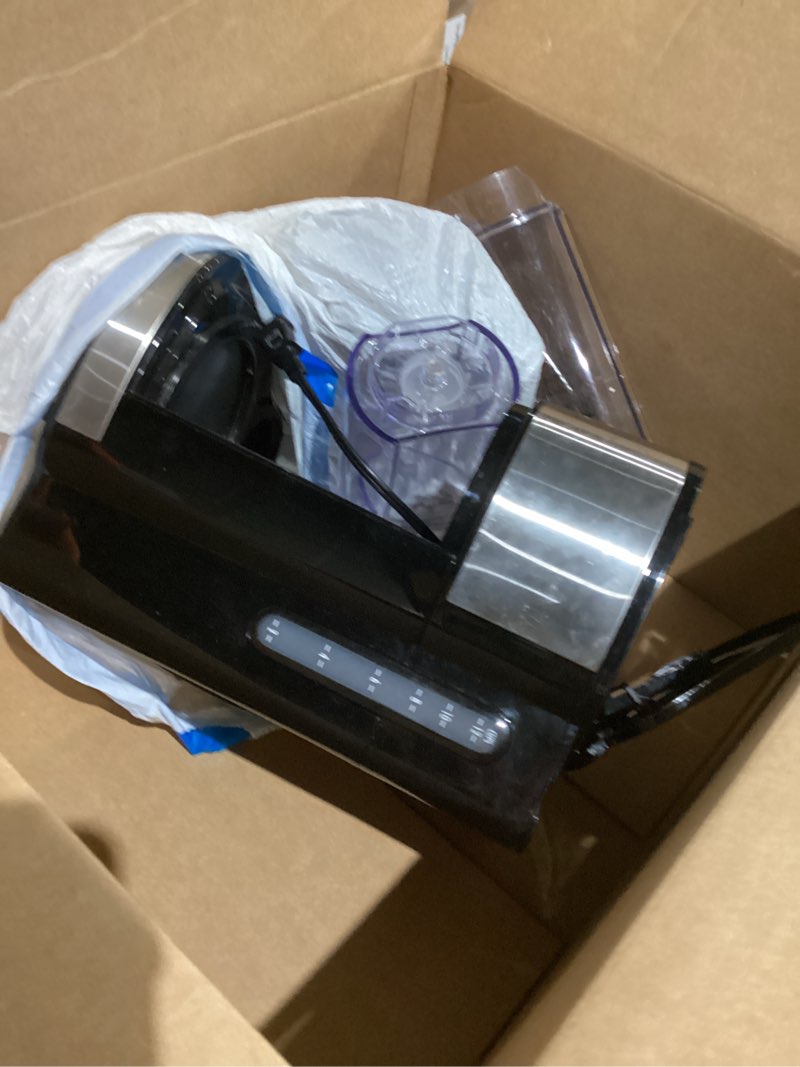 Condition photo showing As Is for Hamilton Beach 2-Way Programmable Coffee Maker, 12 Cup Glass Carafe And Single Serve Coffee Maker, Black with Stainless Steel Accents, 49980RG 12 Cup Black