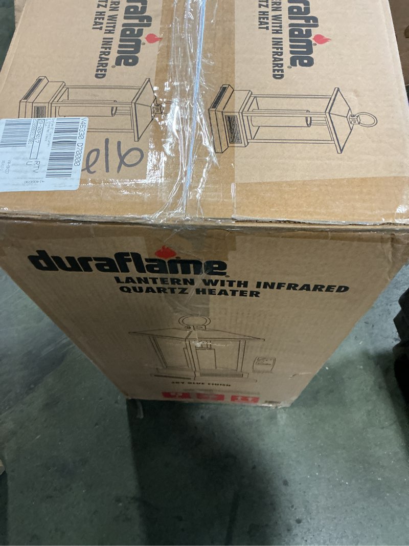 Condition photo showing New/Like New for Duraflame 28” Electric Lantern with Infrared Heat and Remote Control, Bronze Heaters, 02