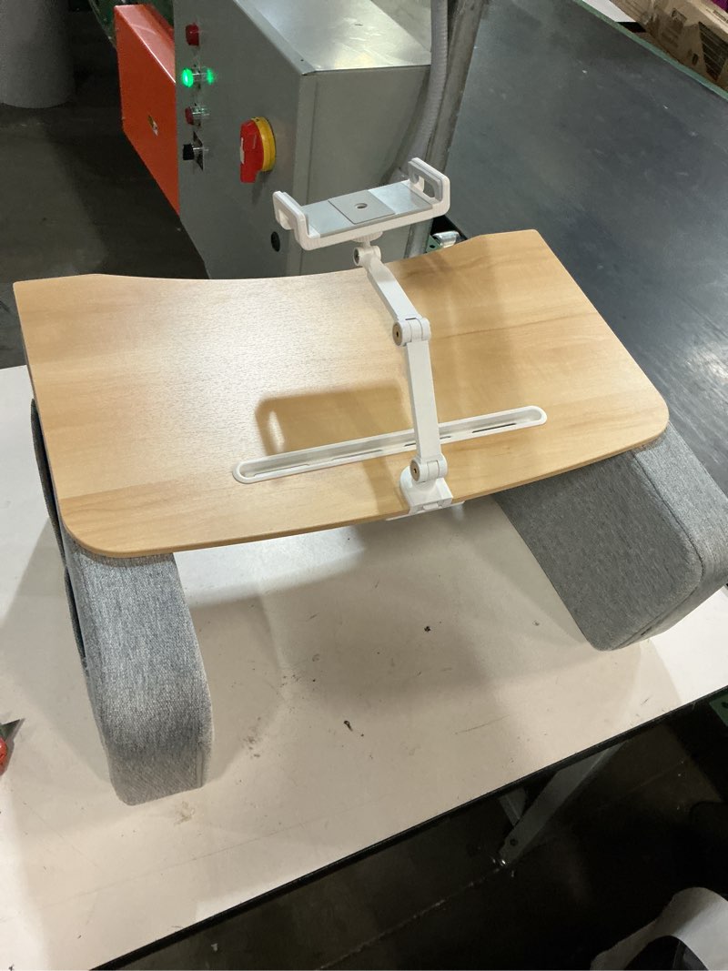Condition photo showing Good Condition for tv trays for eating on couch with tablet and phone slot, couch desk with arm rest, lap desk for adults, lap laptop table for bed, working, reading and writing