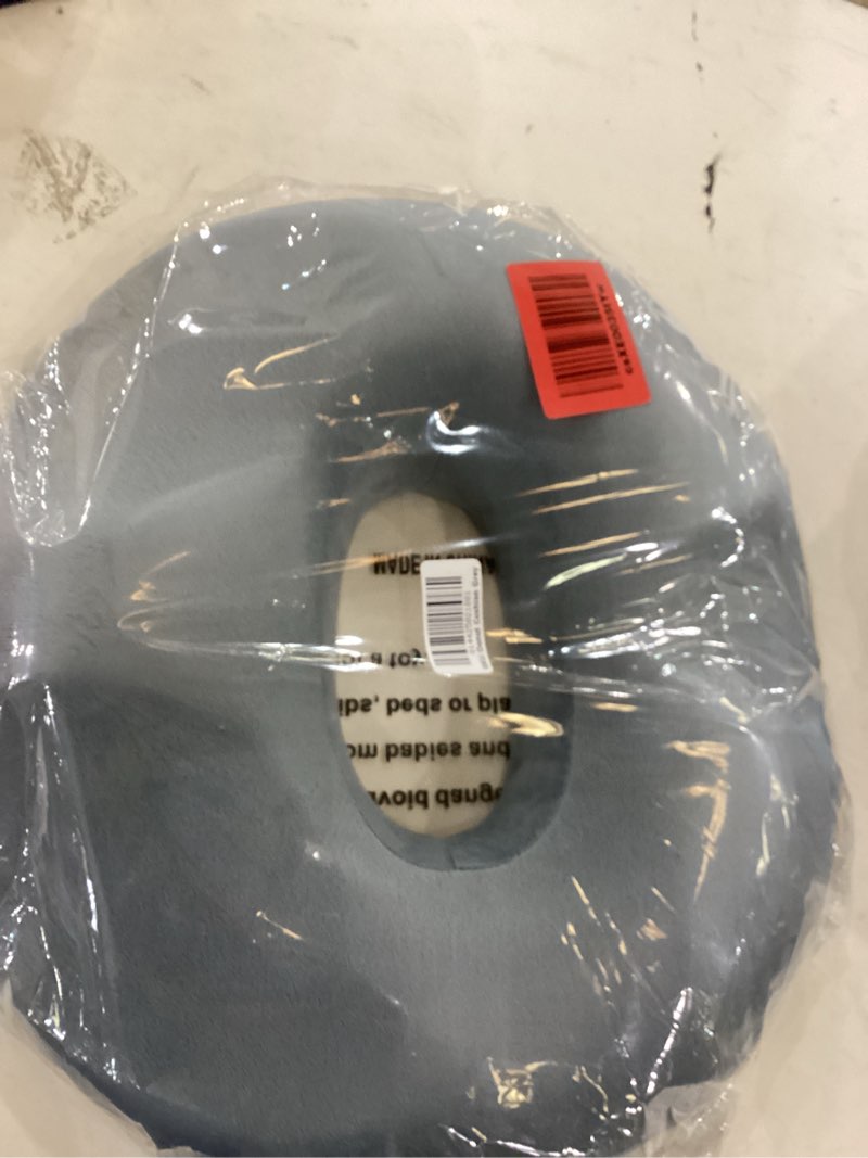 black mountain products bmp donut orthopedic tailbone seat cushion - grey